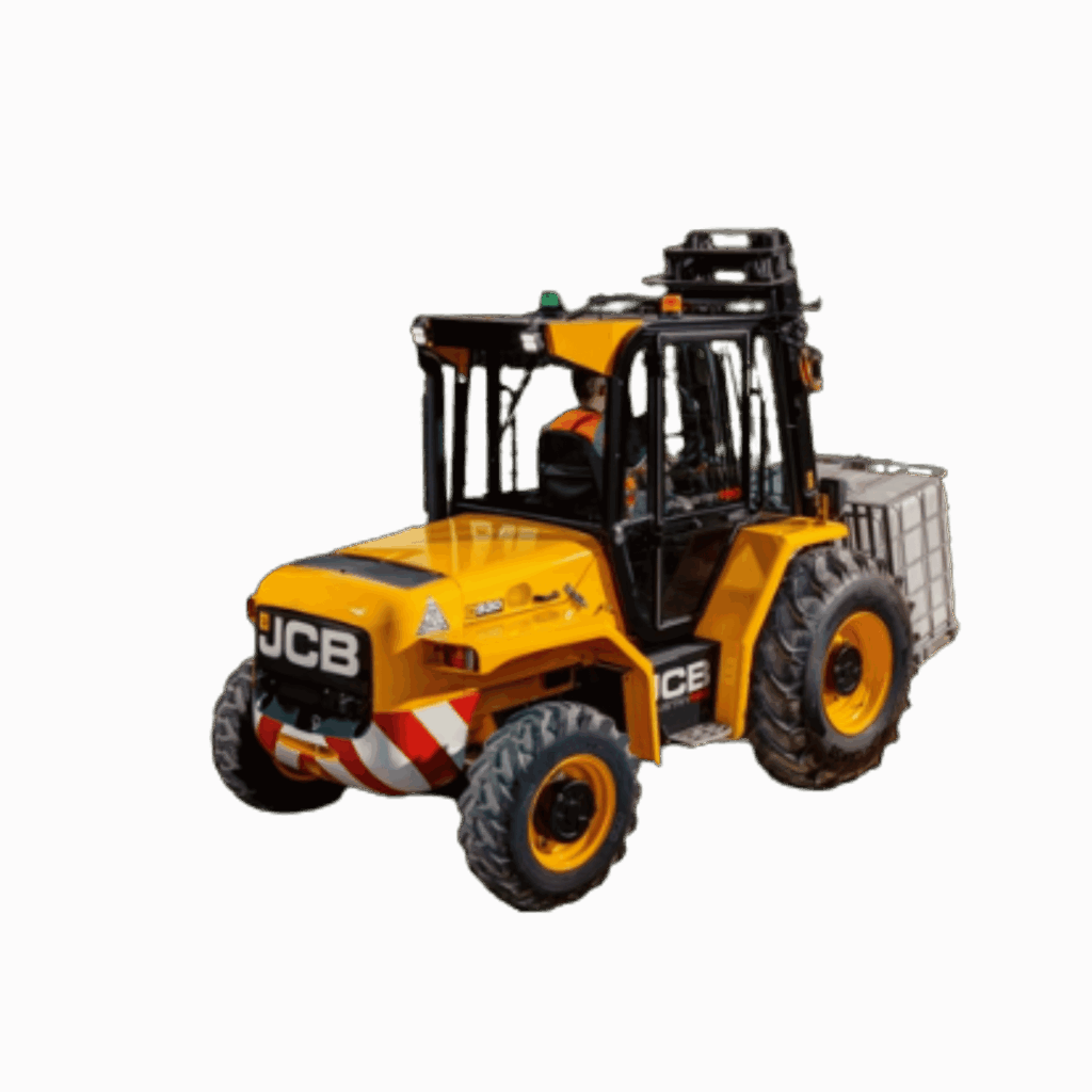 Chariot élévateur tout-terrain JCB disponible chez OCCIMAT