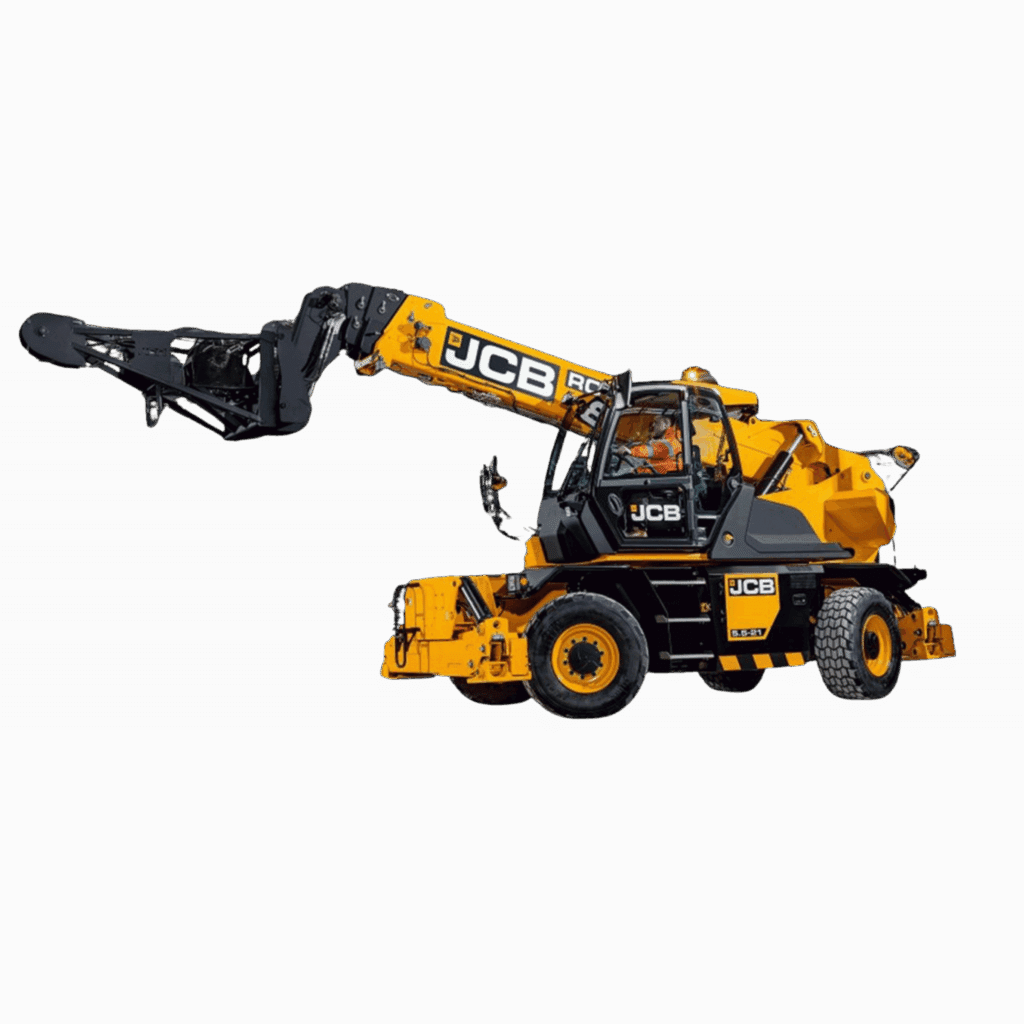 Chariot télescopique rotatif JCB disponible chez OCCIMAT