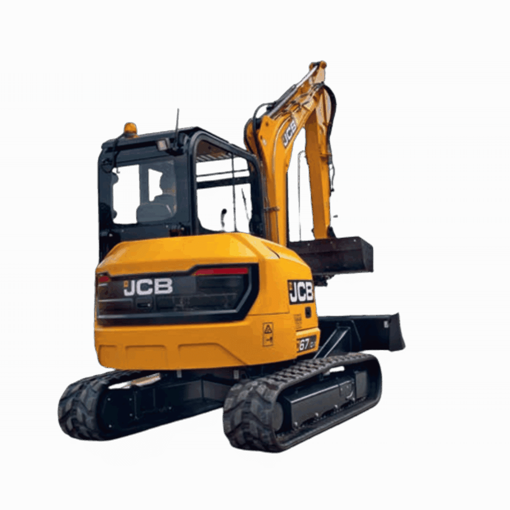 Midi-pelle JCB neuve pour terrassement disponible chez OCCIMAT