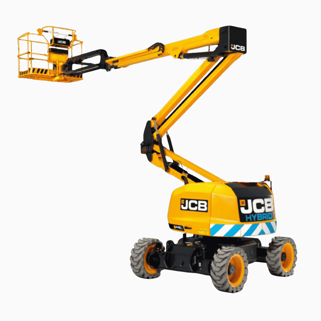 Nacelle électrique JCB E-Tech disponible chez OCCIMAT