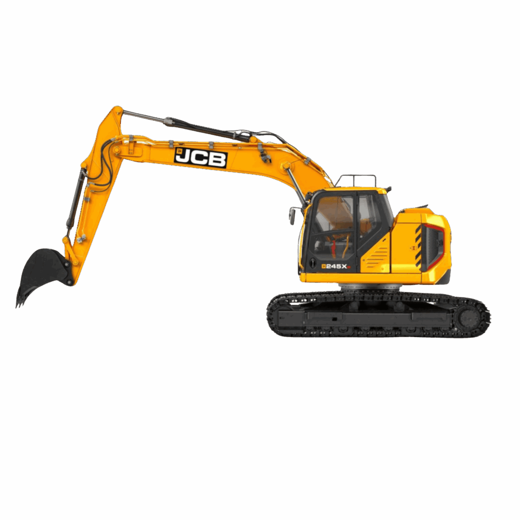 Pelle sur chenilles JCB neuve disponible chez OCCIMAT