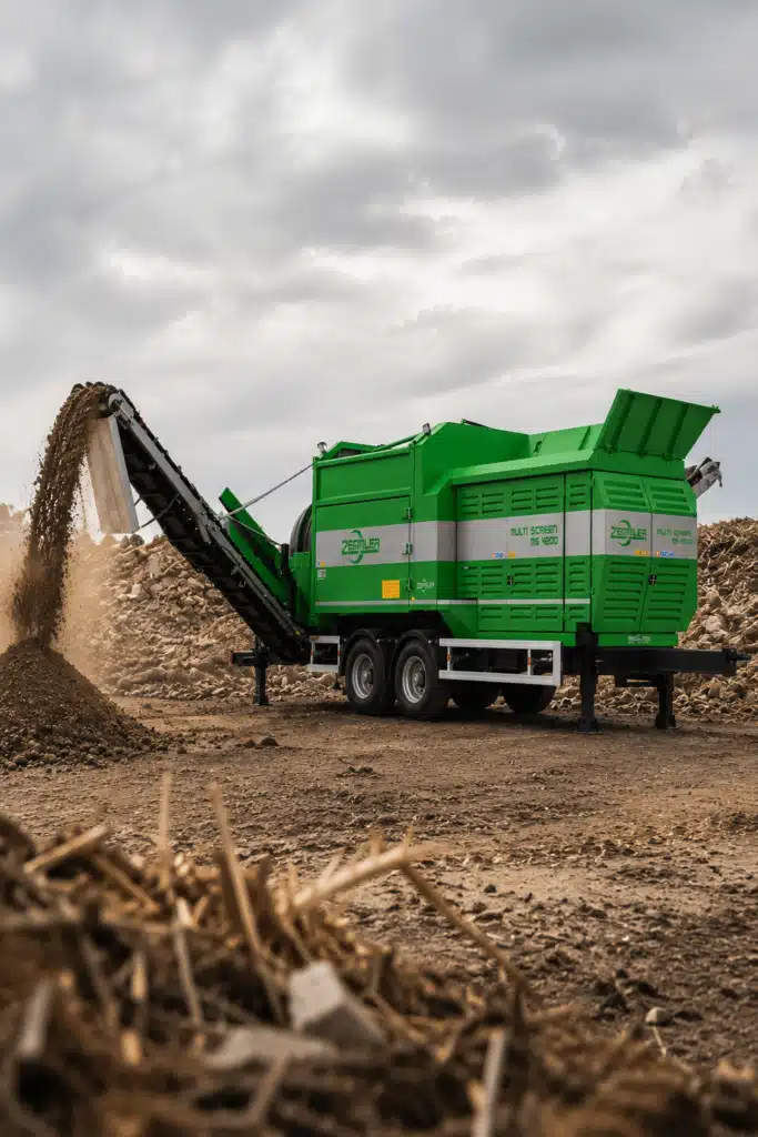 Crible mobile ZEMMLER MS4200 en action